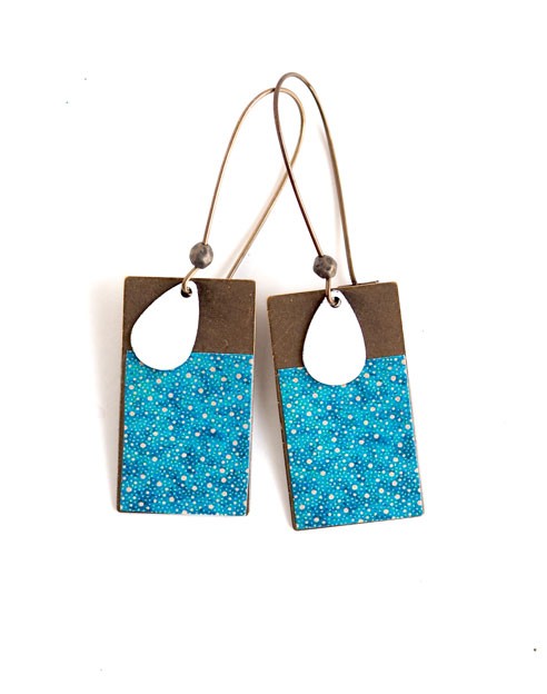 Japanese paper sale earrings