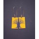 Pendant earrings, Tree of Life