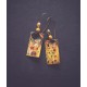 Gustave Klimt "The kiss" earrings
