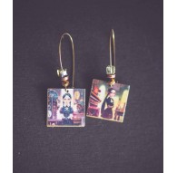 Ohrringe, Queen of Flower, Boho, Bohemian, bunt