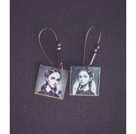 Pendientes, Reina de las Flores, boho, bohemio, colorido