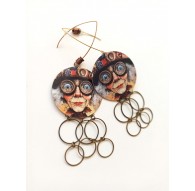 Boucles d'oreilles Originale Style Steampunk la Folle Dame