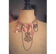 Great romantic, events, the woman with the harp, pink and bronze
